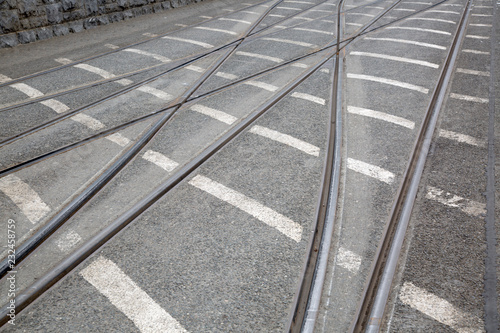 Photography Tram Track in Dublin