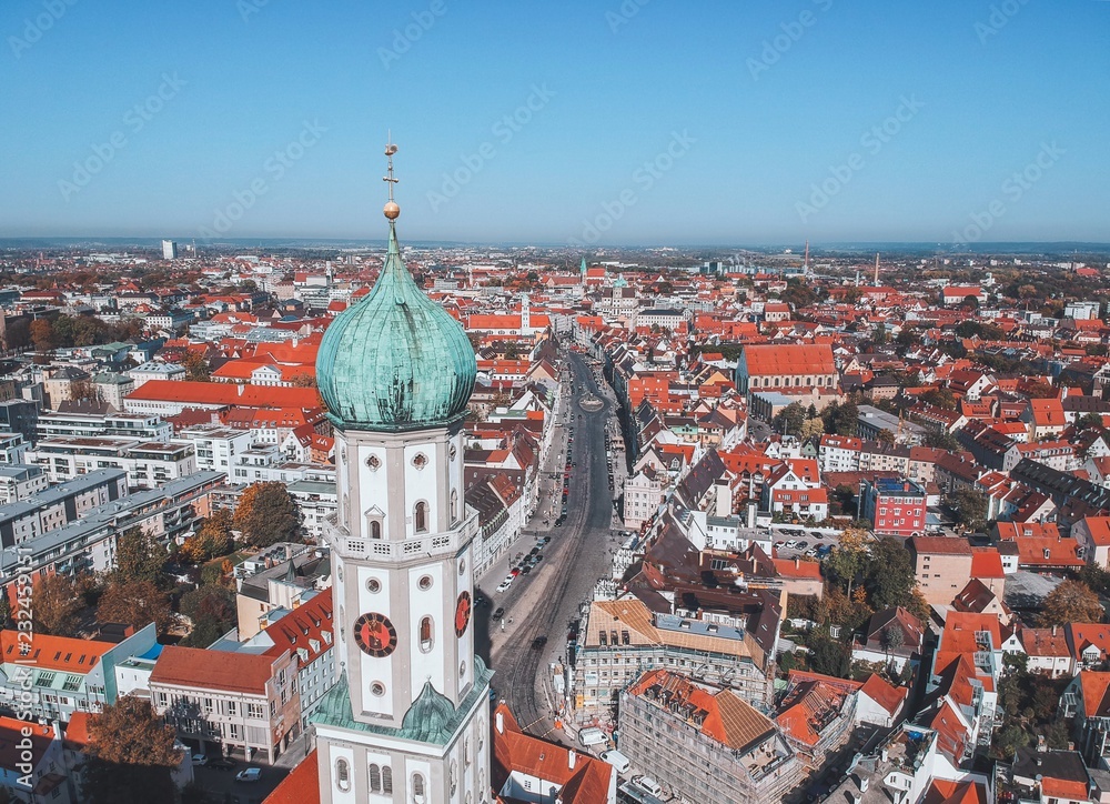 Augsburg from the air