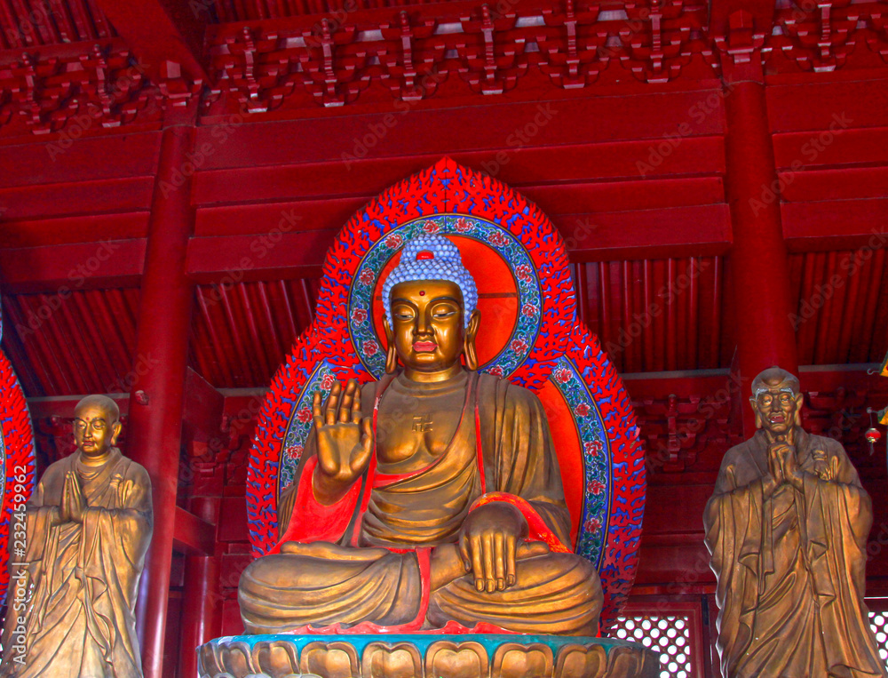 buddha in a temple
