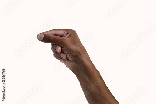 Schilderij op canvas hand symbol