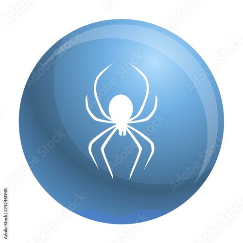 Death spider icon. Simple illustration of death spider vector icon for web design isolated on white background