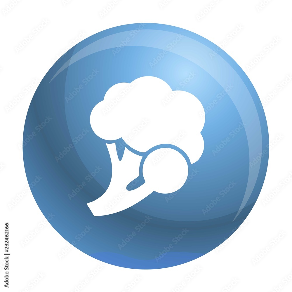 Fresh broccoli icon. Simple illustration of fresh broccoli vector icon for web design isolated on white background Fresh broccoli icon. Simple illustration of fresh broccoli vector icon for web design isolated on white background