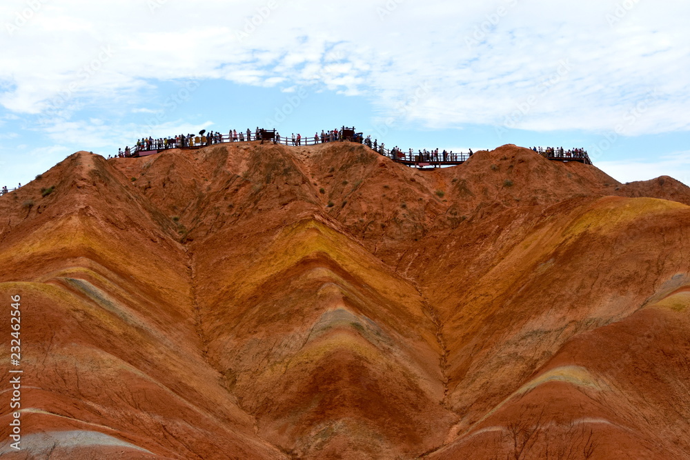 Fototapeta premium Danxia National Geological Park en Zhangye, China