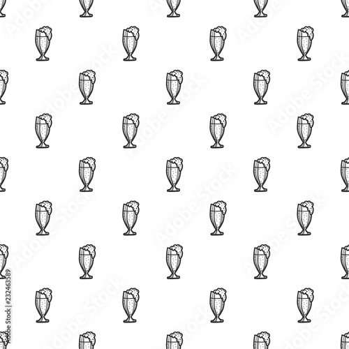 German beer glass pattern seamless repeat background for any web design