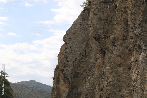 Angular mountain rock