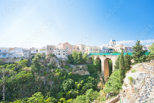Massafra, Apulia - The viaduct road leading to the old town of Massafra