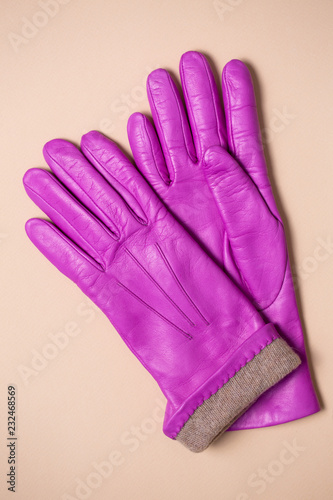 warmed pink gloves
