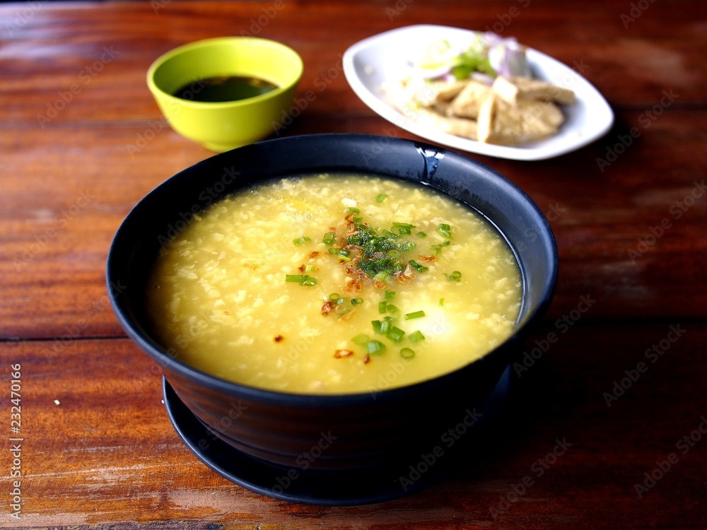 Bowl of porridge or congee
