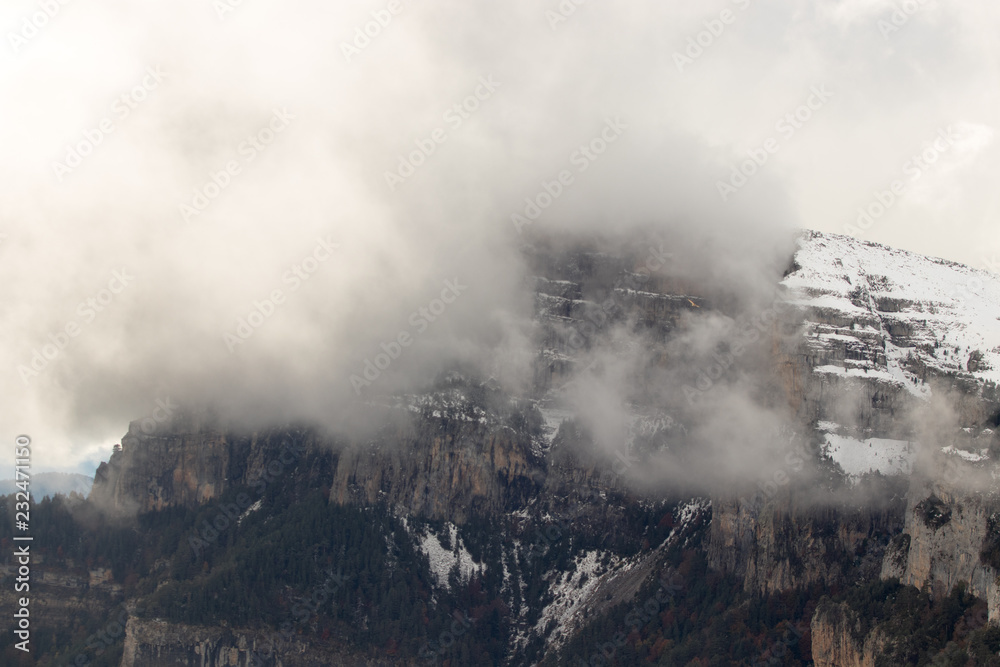 Fototapeta premium landscape of mountains and blue sky