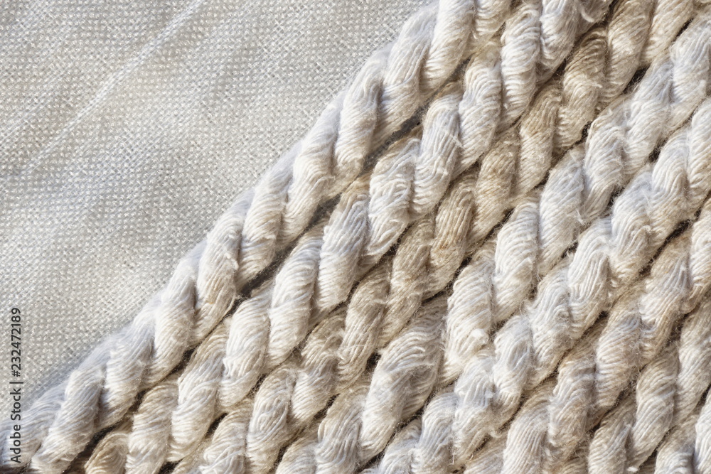 Knitting rope texture