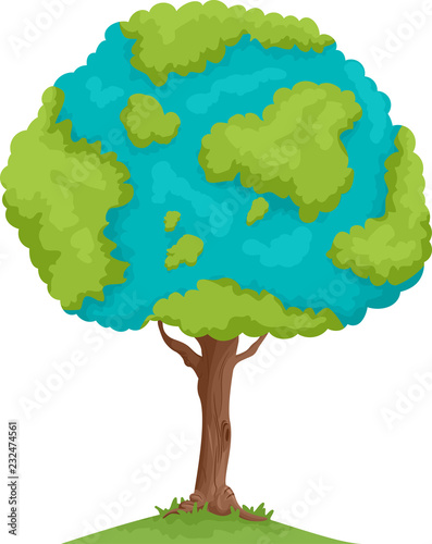 Tree Earth Illustration