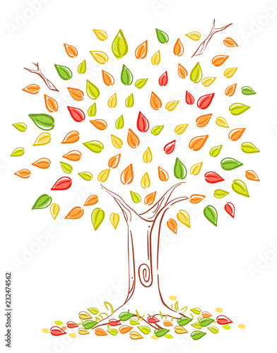 Tree Autumn Season Illustra...