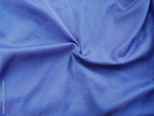 blue fabric background,texture of sportswear cloth
