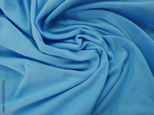 blue silk cloth background,texture of fabric