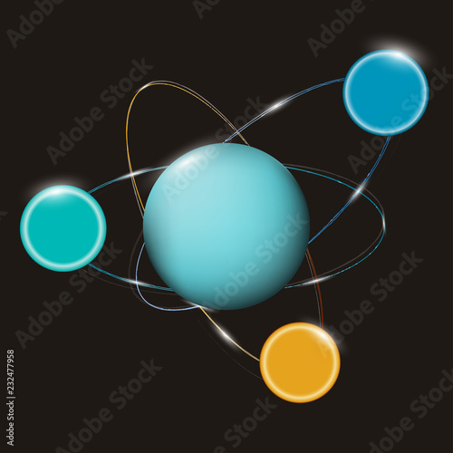 Abstract infographics options template. Vector illustration.