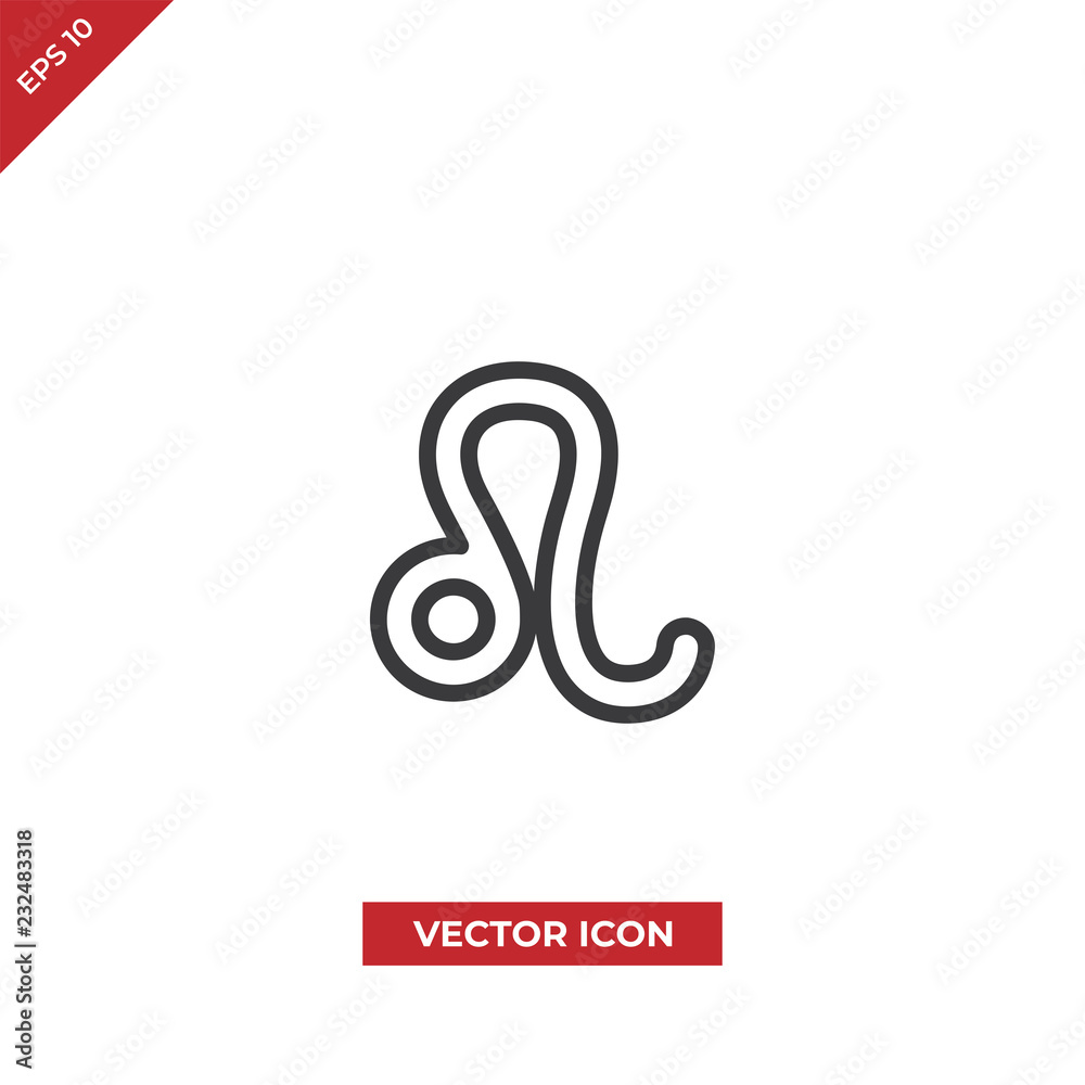 Leo vector icon Leo vector icon