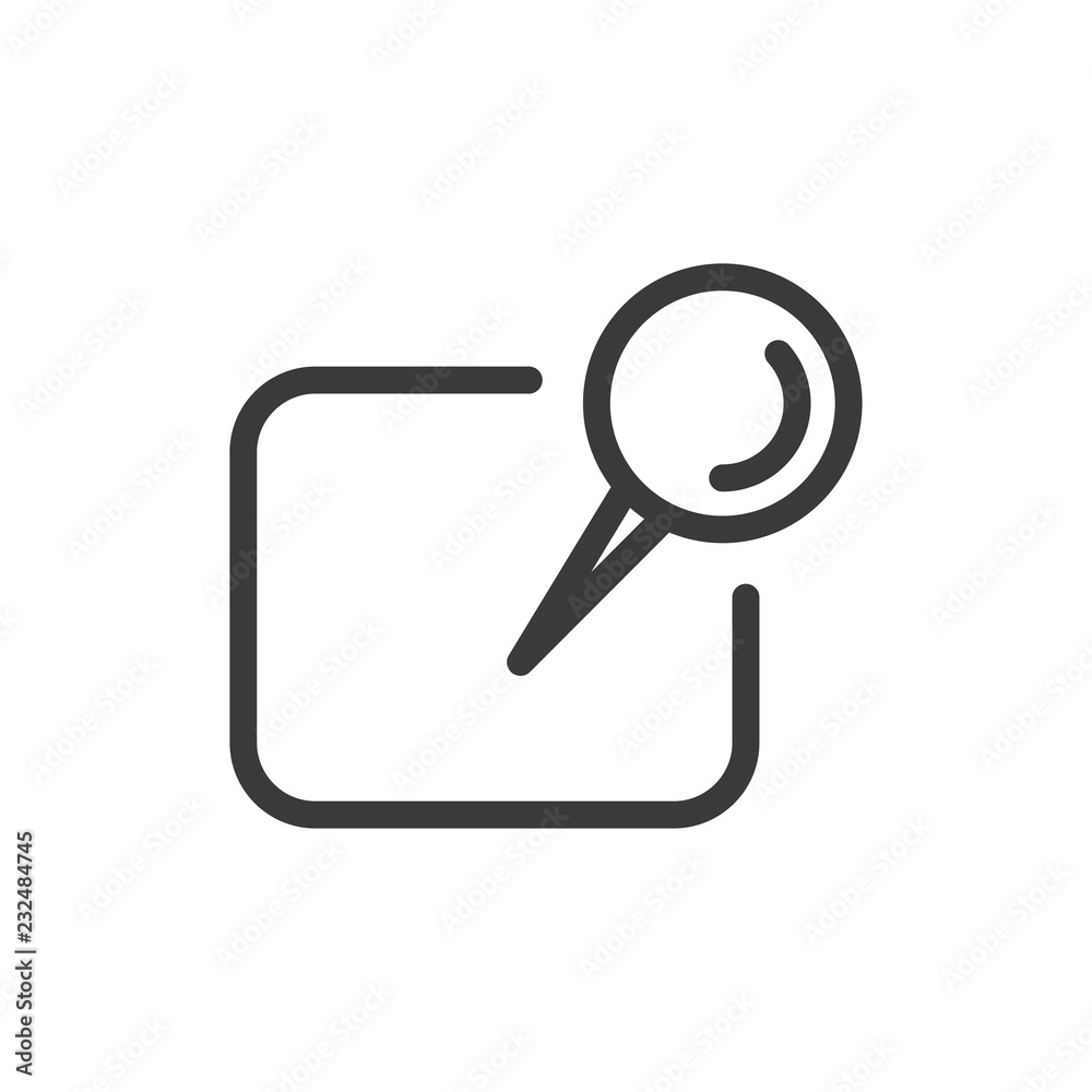 Reminder paper vector icon Reminder paper vector icon