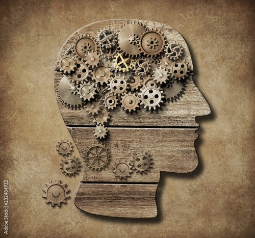 Psychology concept 3d illus...