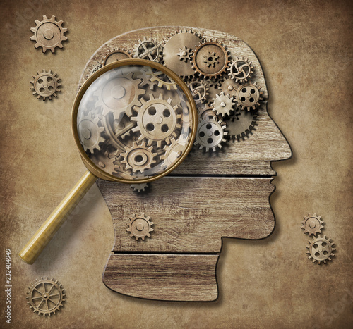 Psychology concept 3d illus...