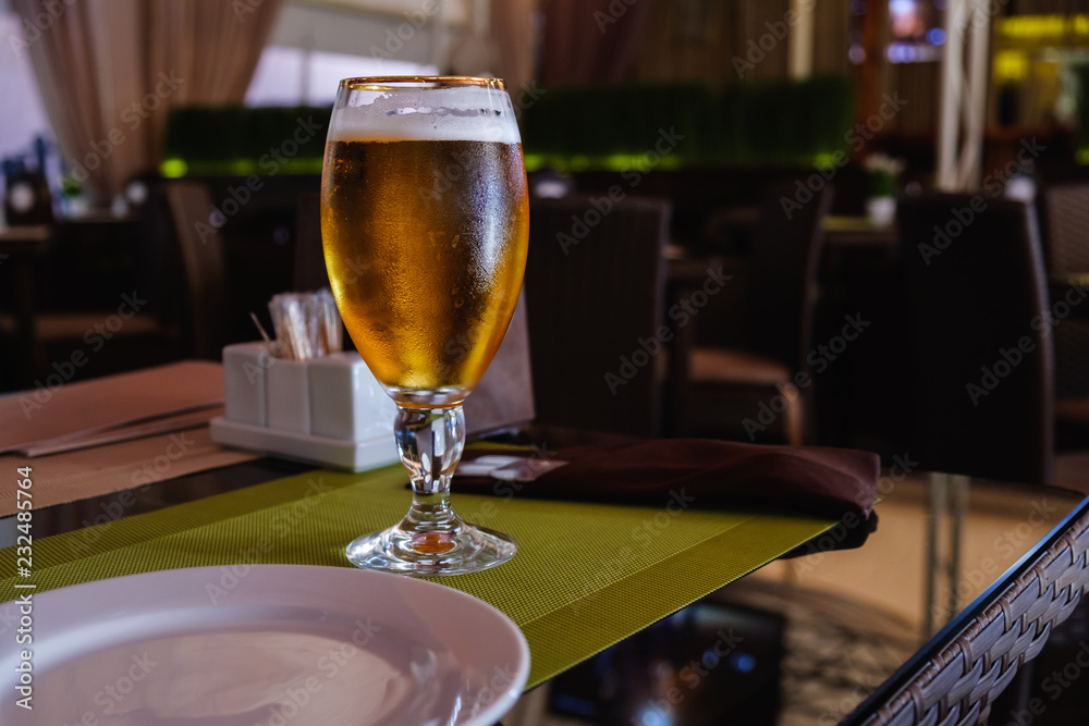Beer cafe alcohol bar, restaurant cafe interior