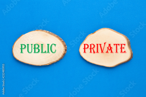 Public or Private concept