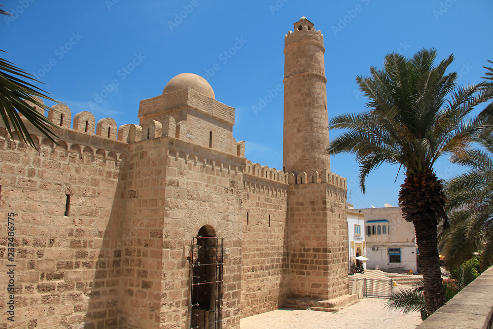 Walls of the Medina in Sousse, Tunisia