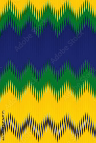 Chevron zigzag brazil wave ...