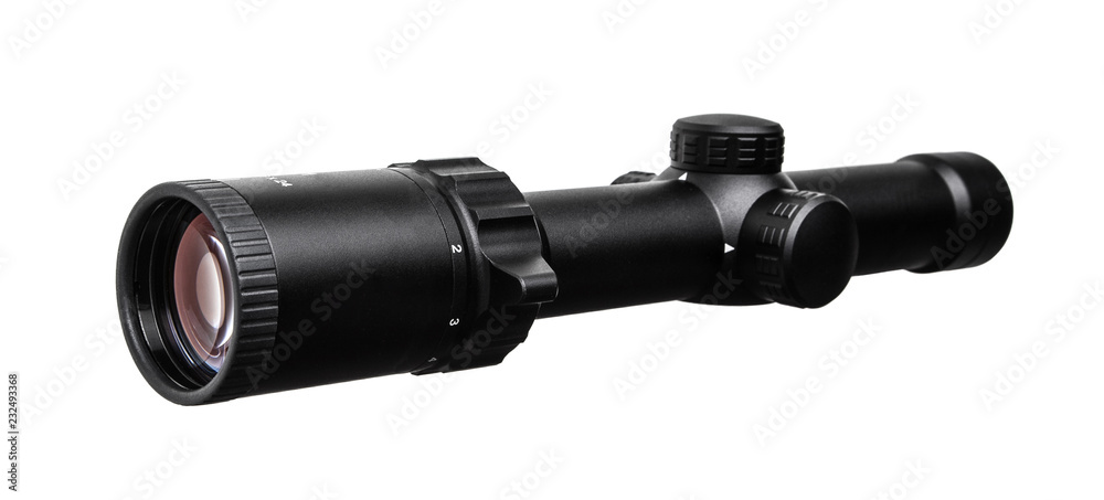 sight scope isolated on white