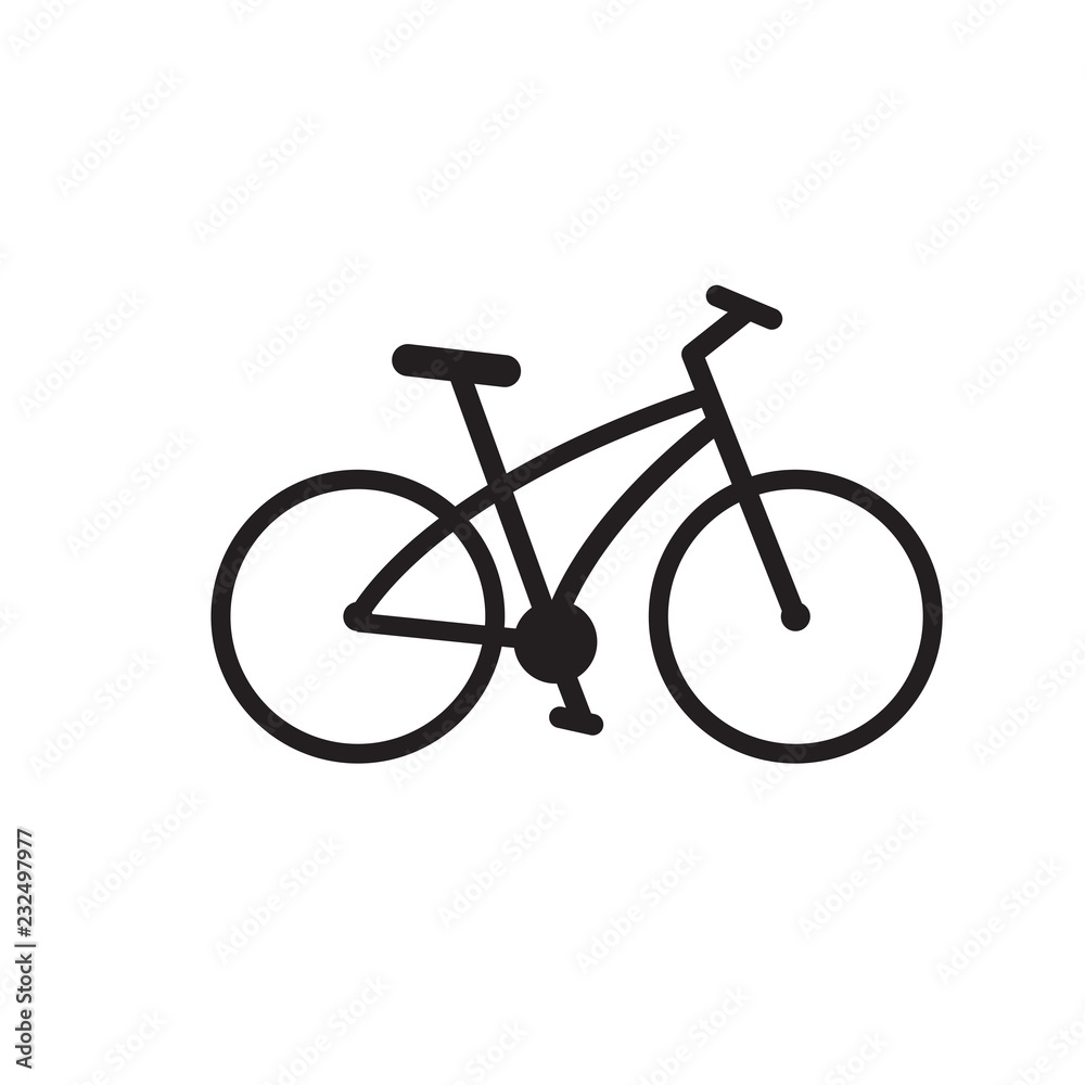 Bicycle icon vector design Bicycle icon vector design