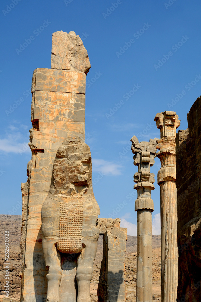Ruins of the ancient Persian capital city of Persepolis, Iran Ruins of the ancient Persian capital city of Persepolis, Iran