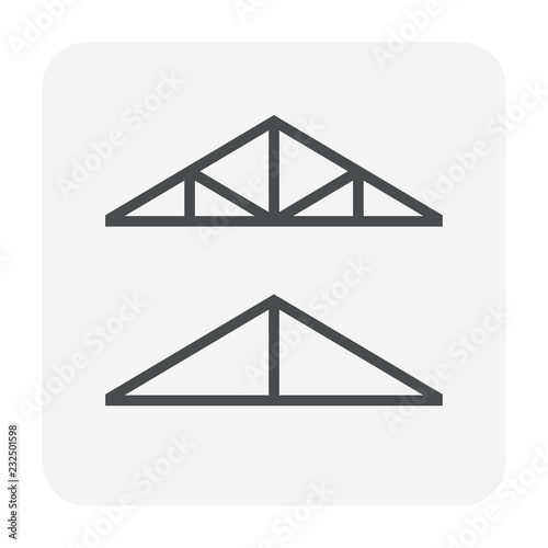 roof truss icon