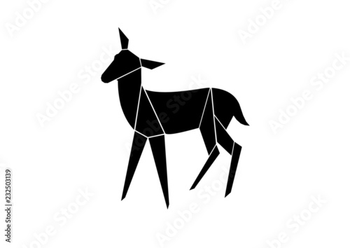 Rentier Reh Hirsch Weihnachten Karte