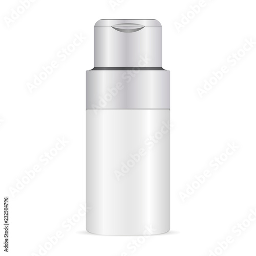 Skin care cosmetic product bottle. High quality vector illustration for advertisement needs. Ready for your design.