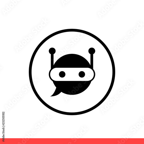 Chatbot vector icon
