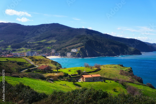 Bakio coast in Basque Country