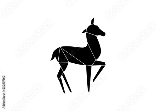 Rentier Reh Hirsch Weihnachten Karte
