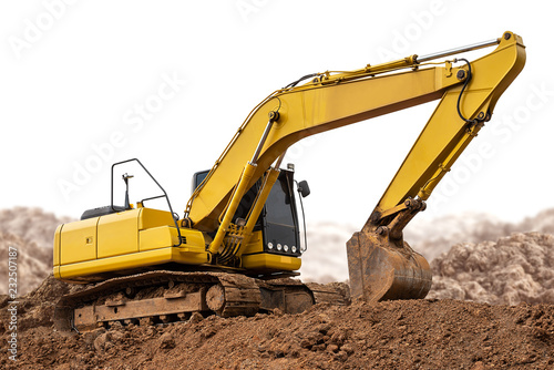 Wallpaper Mural Excavator backhoe Torontodigital.ca