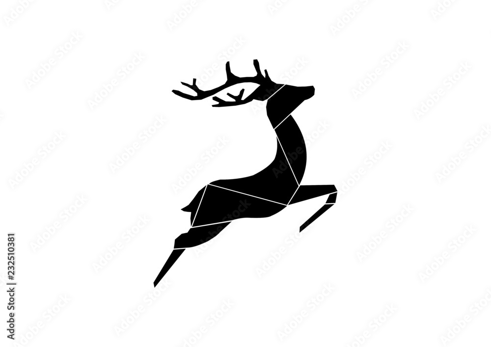 Rentier Reh Hirsch Weihnachten Karte Rentier Reh Hirsch Weihnachten Karte