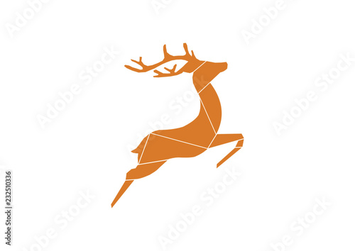 Rentier Reh Hirsch Weihnachten Karte