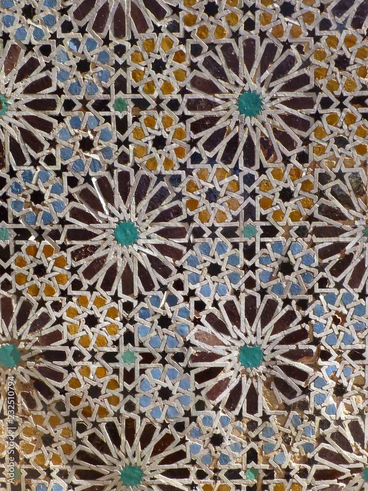 Islamic tiles, Morocco
