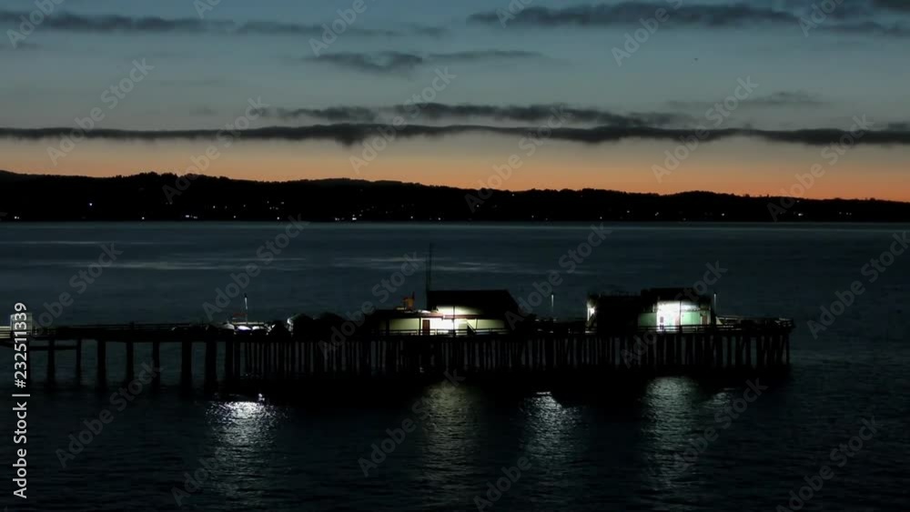 Capitola Wharf in Capitola by the Sea in Santa Cruz County, California, USA, 2018 Capitola Wharf in Capitola by the Sea in Santa Cruz County, California, USA, 2018
