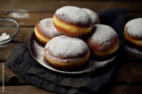 Home-baked Polish donuts