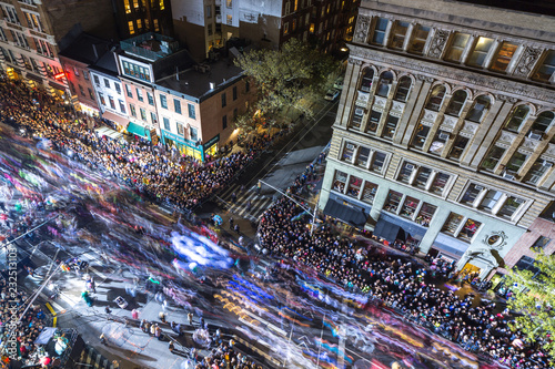 6th avenue during a Halloween parade