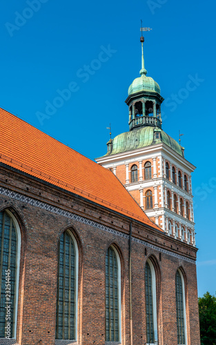 Konstfotografi St. Bridget Church in Gdansk, Poland
