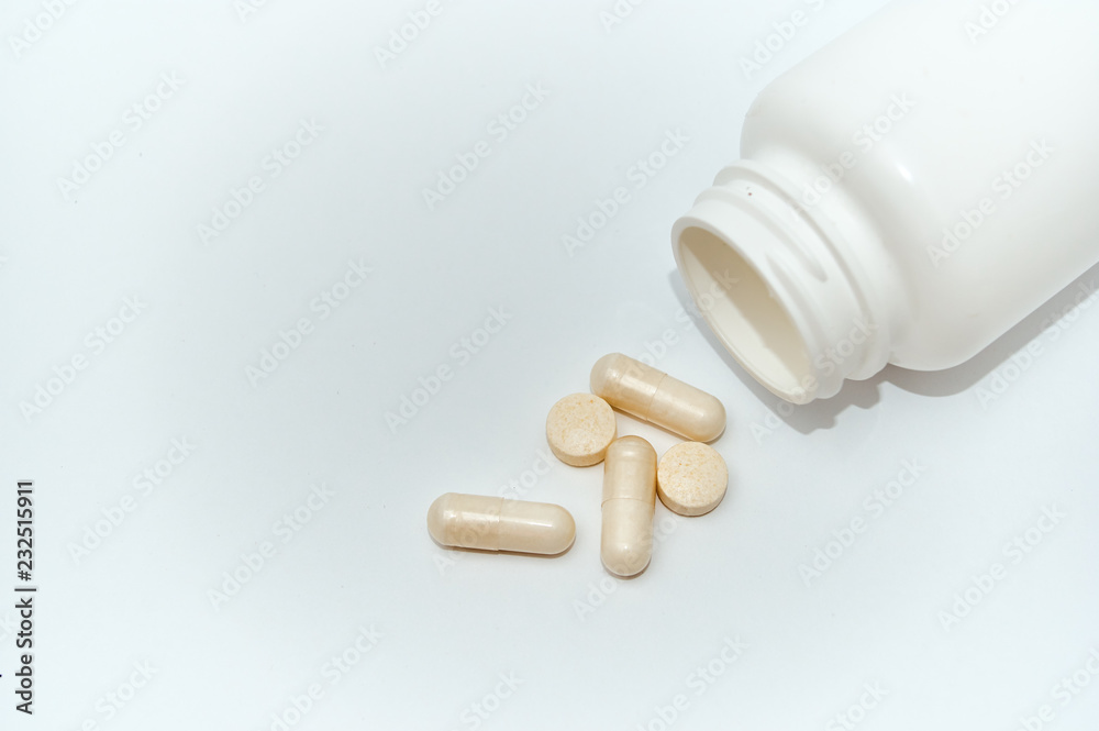 Piils background. Tablets. Medical background with pills and vitamins. Piils background. Tablets. Medical background with pills and vitamins.