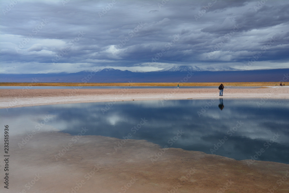 Laguna Cejar Atacama Chile - Cejar Lagoon Atacama Chile	