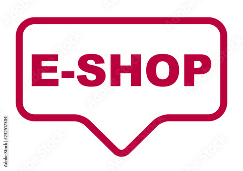 red vector banner eshop