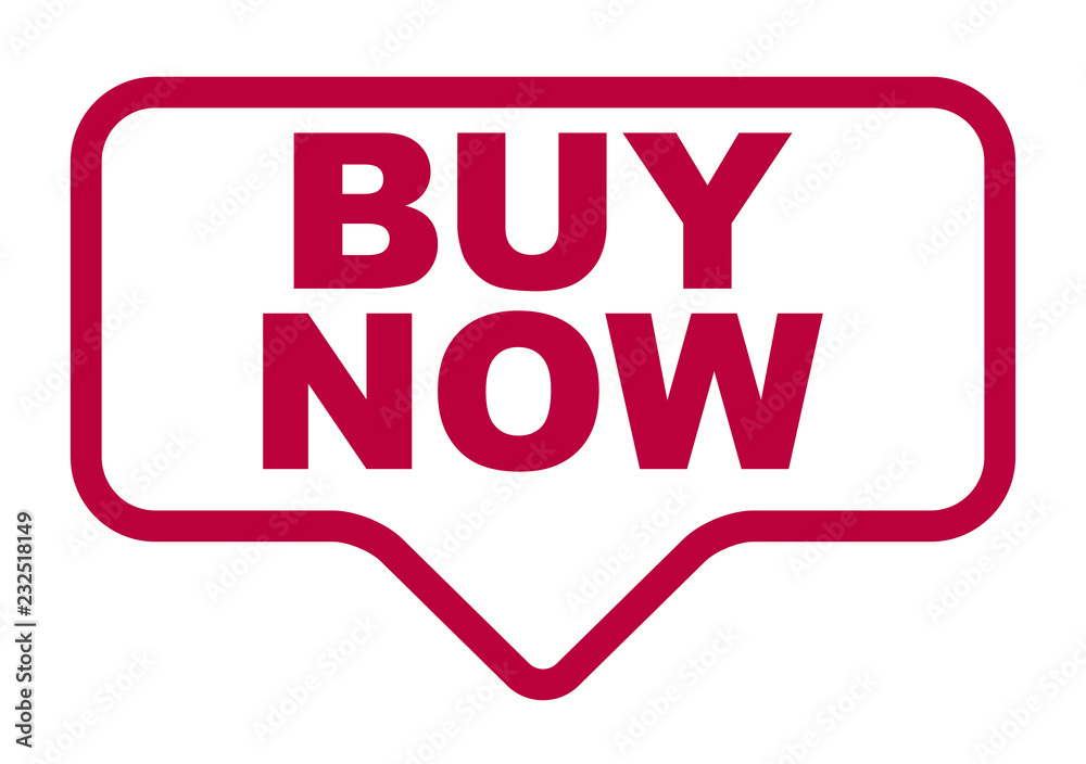 Fototapeta premium red vector banner buy now