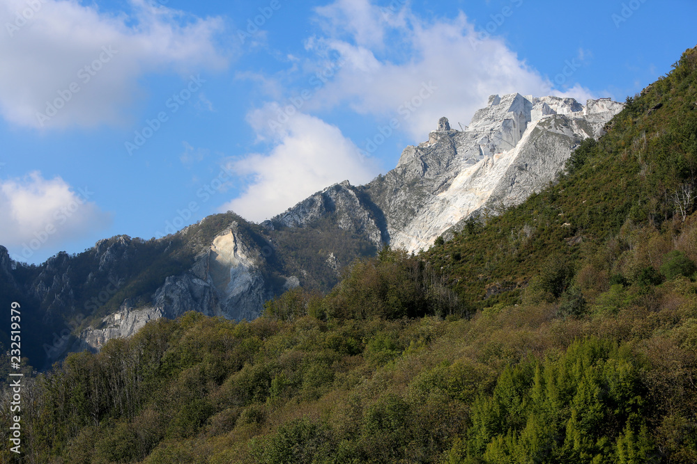 Marmor Marmorbruch Carrara Marmor Marmorbruch Carrara