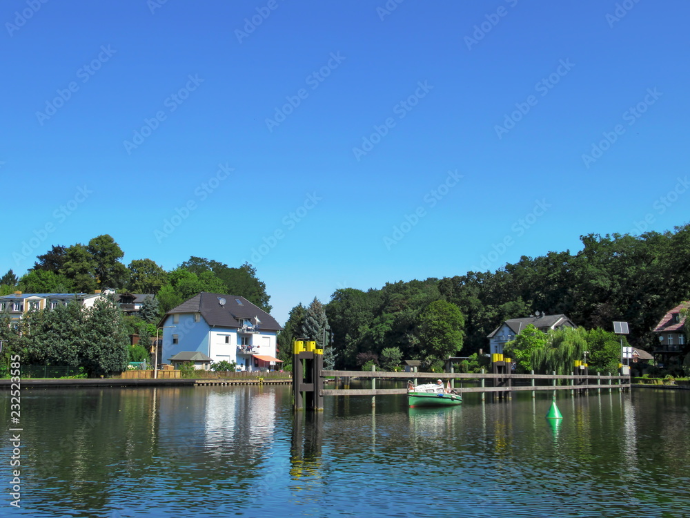 Obraz premium Woltersdorfer Schleuse